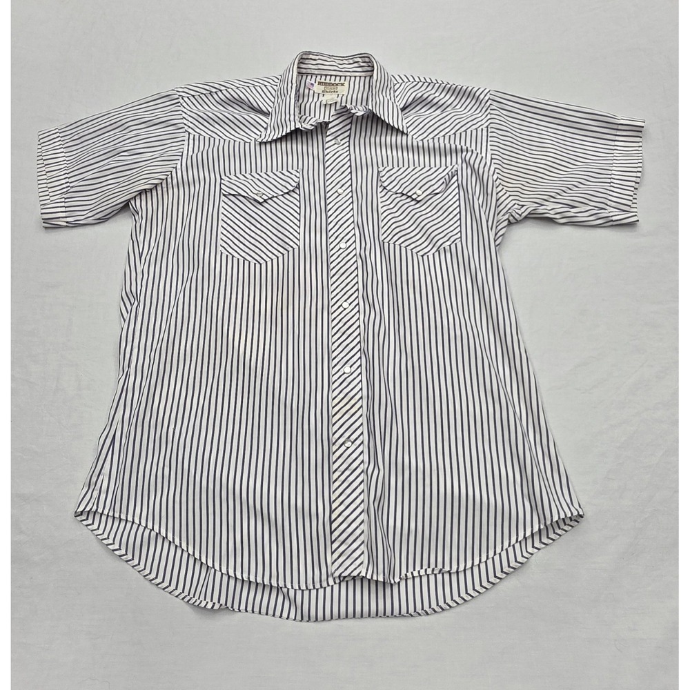 Vintage 80s/90s‎ Ruddock Shirts Men's Snap Button Western Shirt Size Unknown